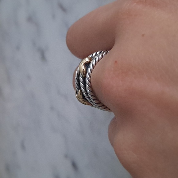 Authentic David Yurman Double X Crossover ring - Picture 12 of 16